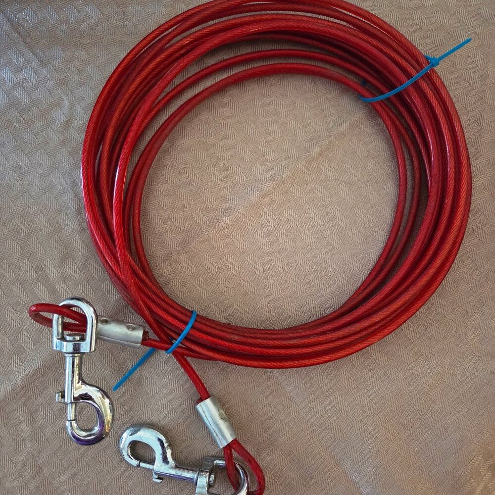 Dog Tie Out Cable & Tie Leash Stake (60)